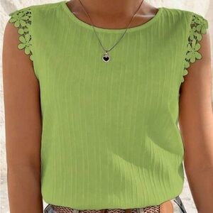 SHEIN Breezaya Women's Casual Solid Color Tie-Up Backless Blouse (NEW)